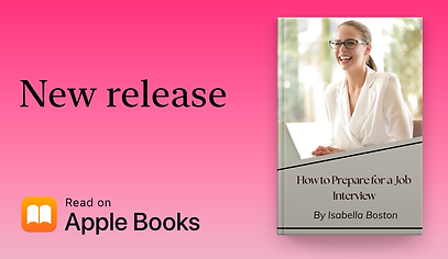 New release HOT PINK Job Interview Apple Books verticle.png