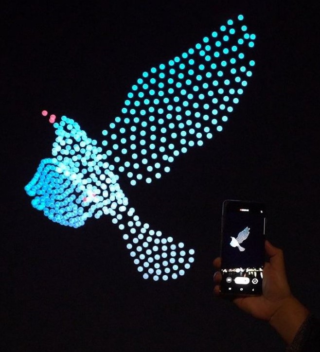 ドローンショーイメージ