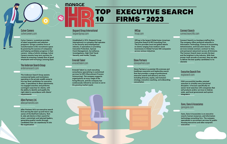 Top 10 Executive Search Firm