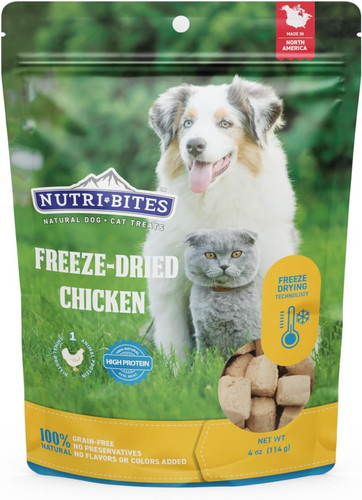 Nutri Bites Freeze Dried Beef Liver Dog Cat Treats Healthy Pet