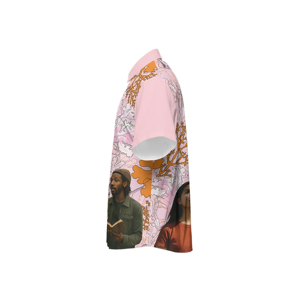 Thumbnail: la vida es libre en la corazon - Women's Short-Sleeve Button-Up Shirt