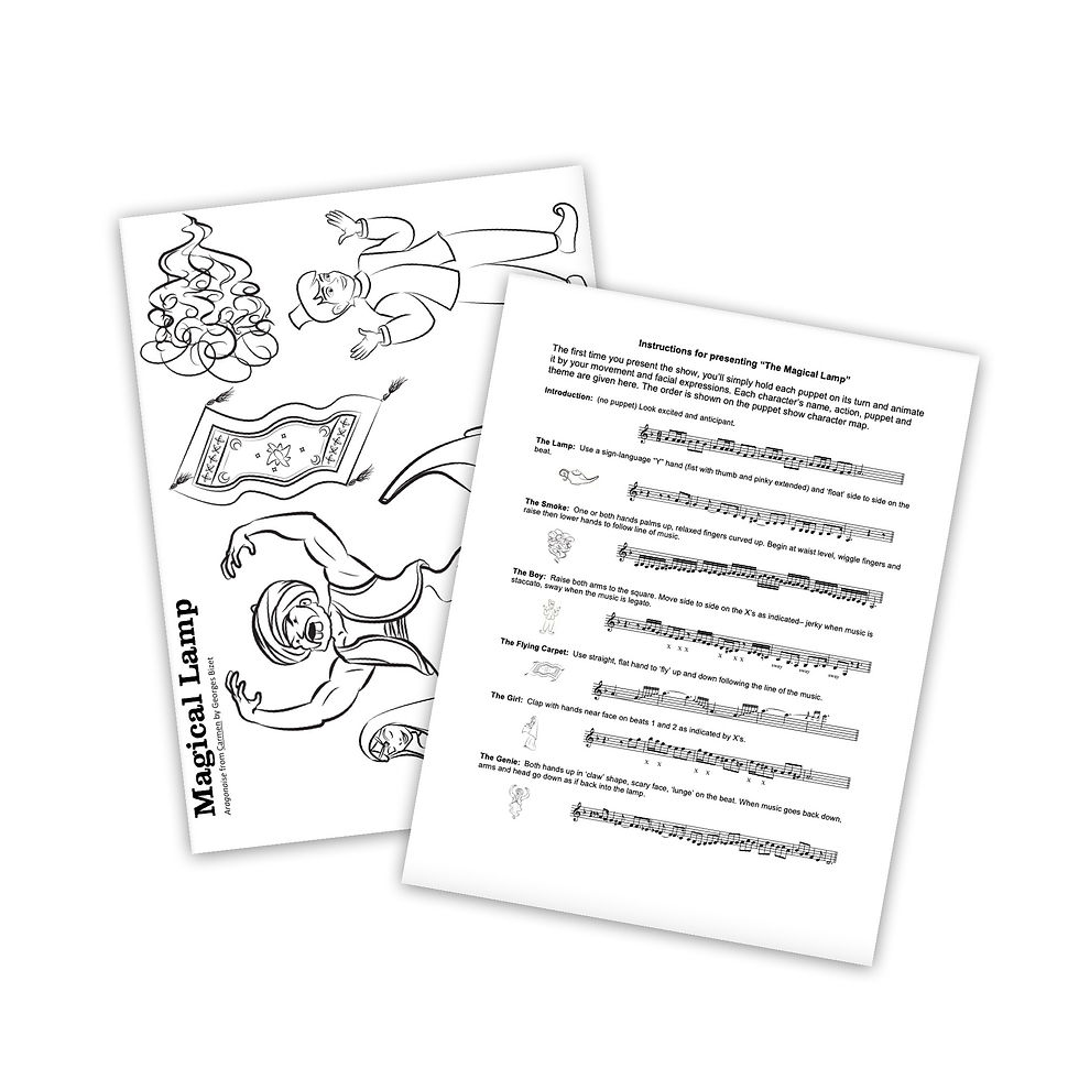 Puppet Show: Bizet "Magical Lamp"