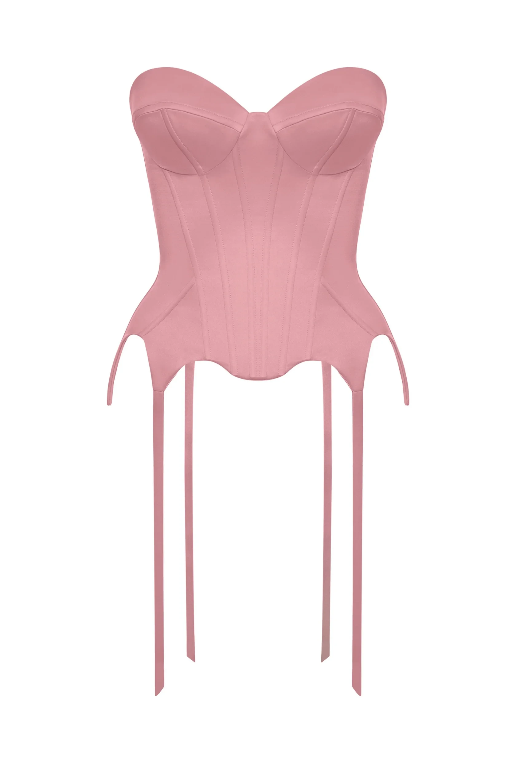 Deren Corset with Garter Illusion