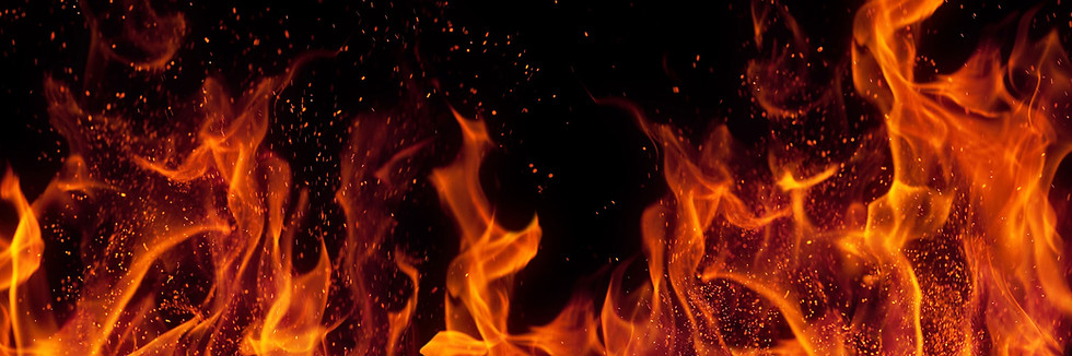 Flames Against Black