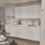 custom made cabinetry for a cosmetic office in Kendall