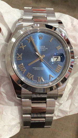 Rolex Day Date Blue Face