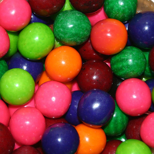 Fruity Mix Assorted Dubble Bubble 1" Gumballs Choose Weight 4 30
