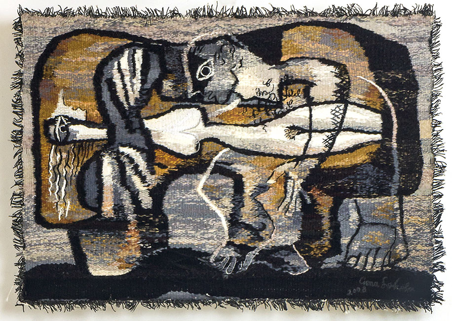 Archaic love in the dolmen, 2008, 70x49