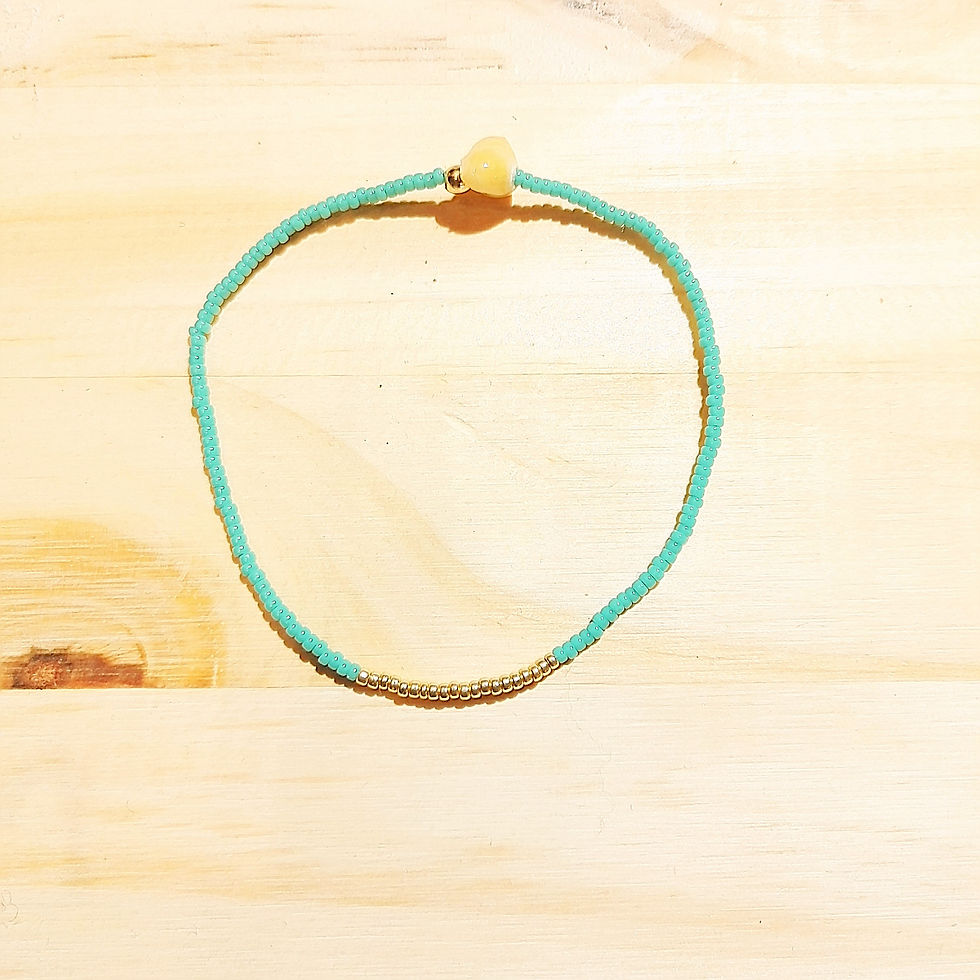 Bracelet LILI KIDS Turquoise clair Gold