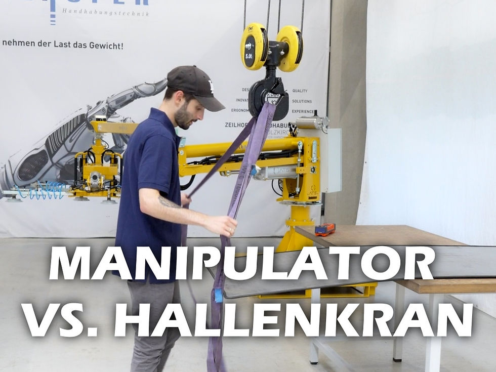 ZHHT Manipulator vs. Hallenkran