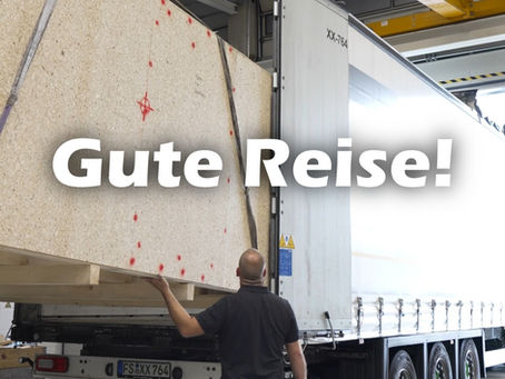 Gute Reise! Auf zum Einsatz beim Kunden.