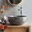 Thumbnail: Tikamoon Ibyza Grey Countertop Basin