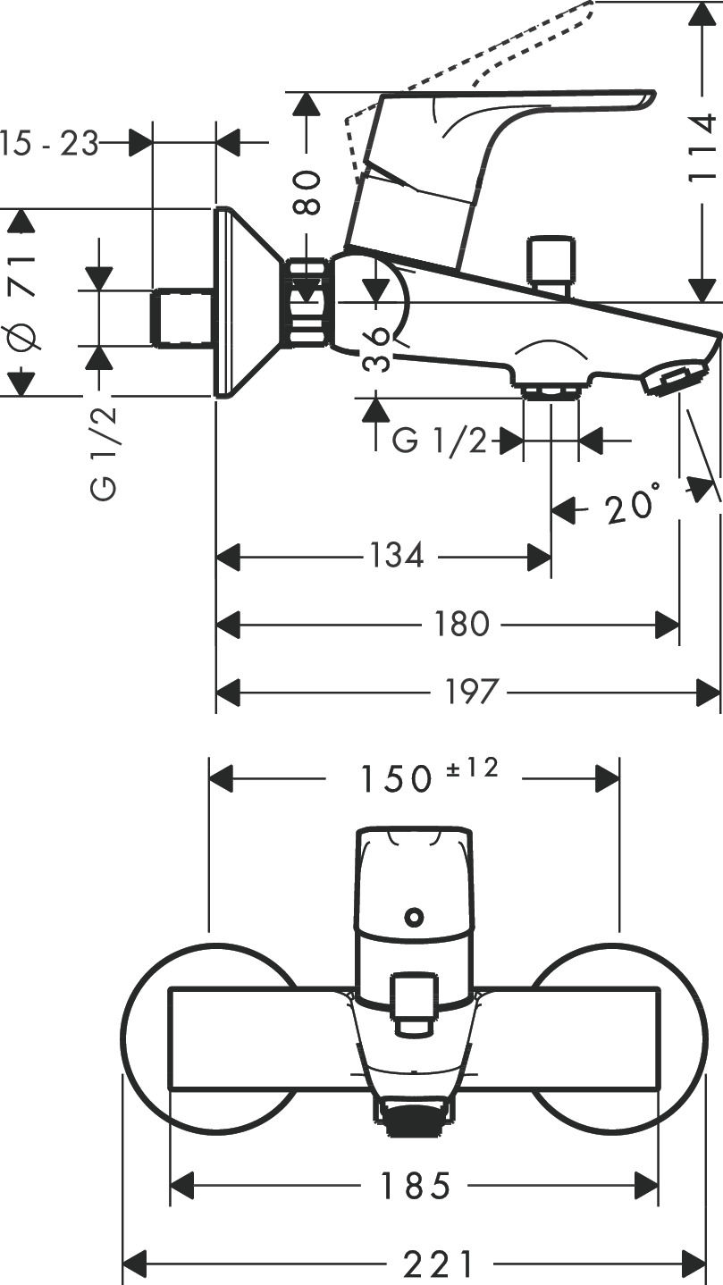 Thumbnail: Hansgrohe Focus Shower Mixer