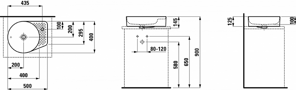 Thumbnail: Laufen VAL Counter Basin