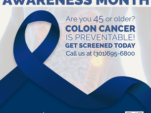 Colorectal Cancer Awareness month!