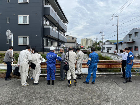 台風15号被害、市長視察