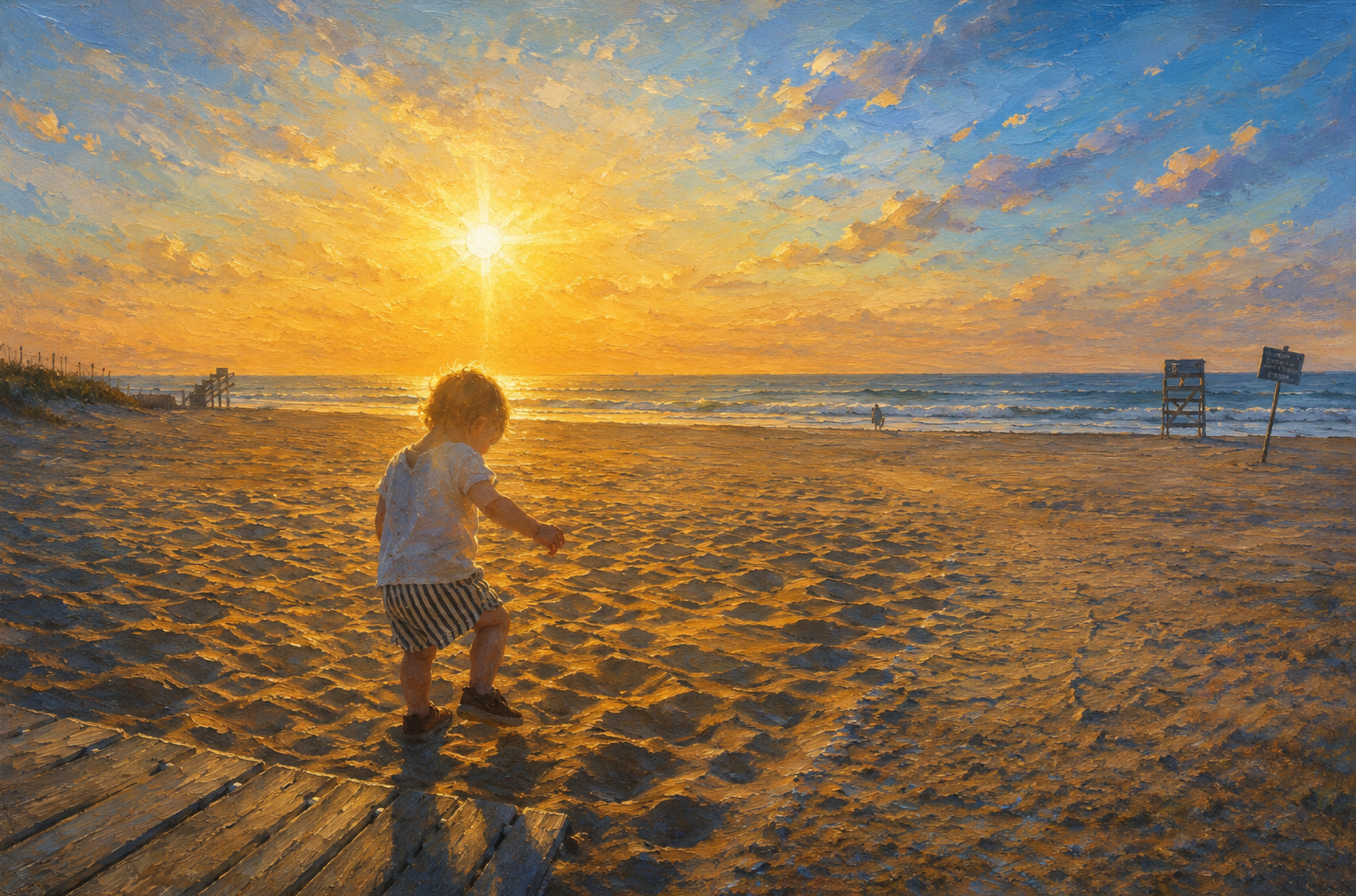 Morning Beach Stroll Jigsaw