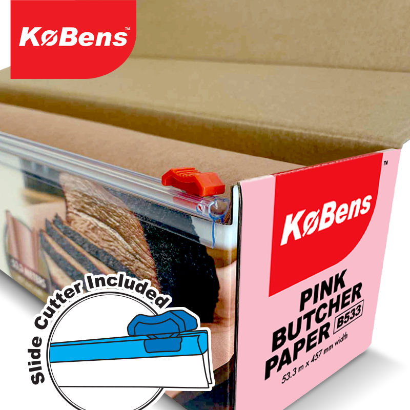 Thumbnail: KoBens B533 Pink Butcher Paper - 6 rolls
