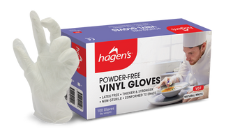 Hagen's VG7 Powder-Free​ Vinyl Gloves
