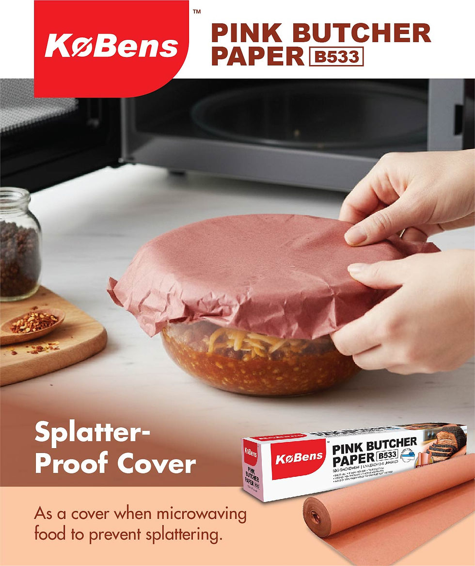 Thumbnail: KoBens B533 Pink Butcher Paper - 6 rolls