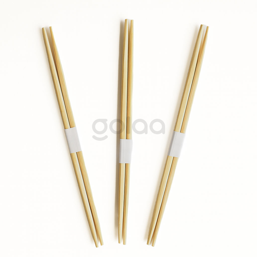 Japanese Hashi Tensoge Chopsticks (Twin Peaks) with Paper Ring Label