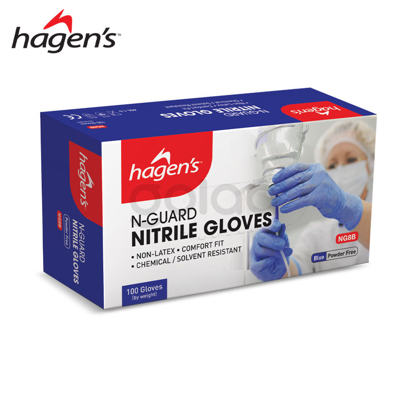 Thumbnail: Hagen's NG8B N-Guard Nitrile Gloves