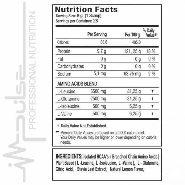 Thumbnail: Pure Isolated Vegan Amino in Lemon Ice Flavor