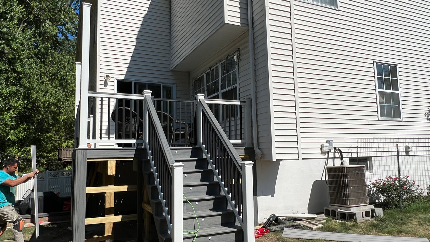 New deck about to get fascia installed