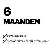 6 maanden abonnement, lidmaatschap