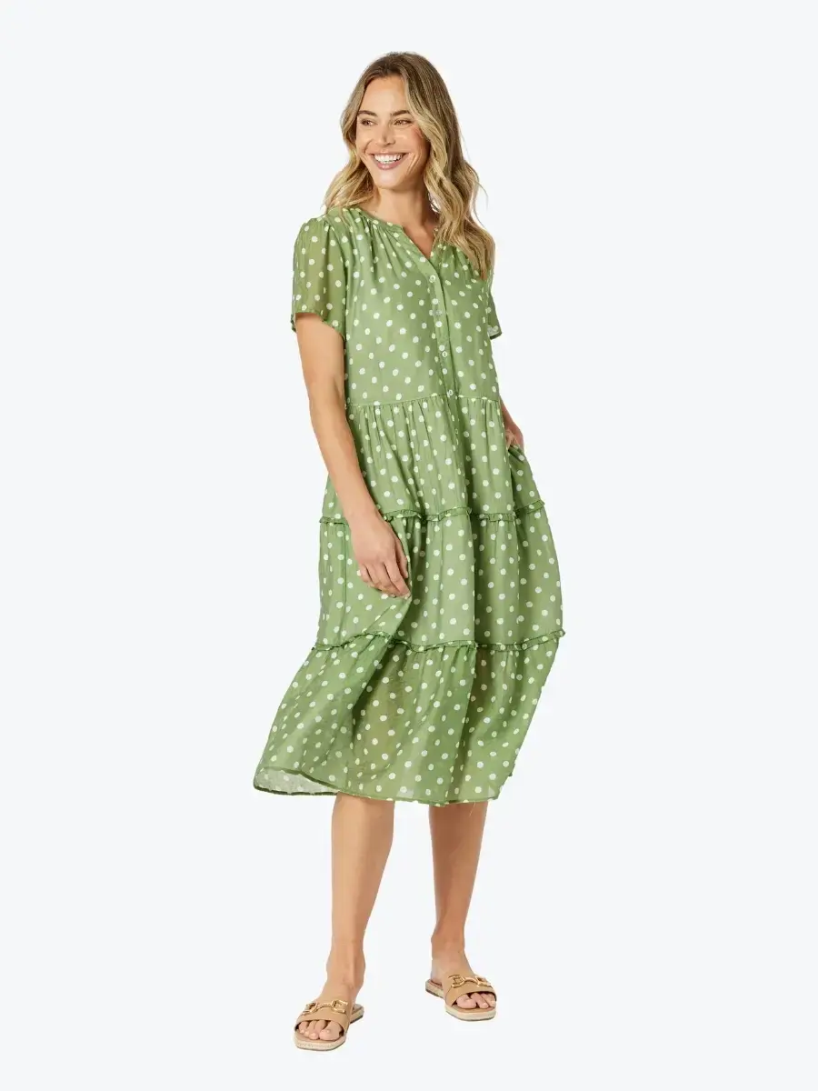 Thumbnail: Basil Spot Dress