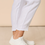 Thumbnail: Sarah Linen Pintuck White Pants