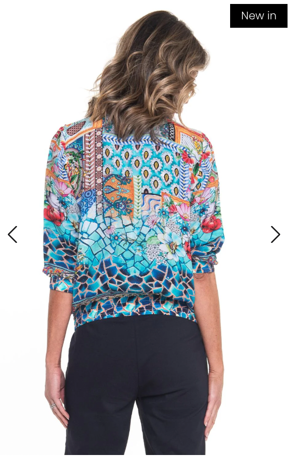 Thumbnail:  Diaz Mosaic Print Bomber Jacket