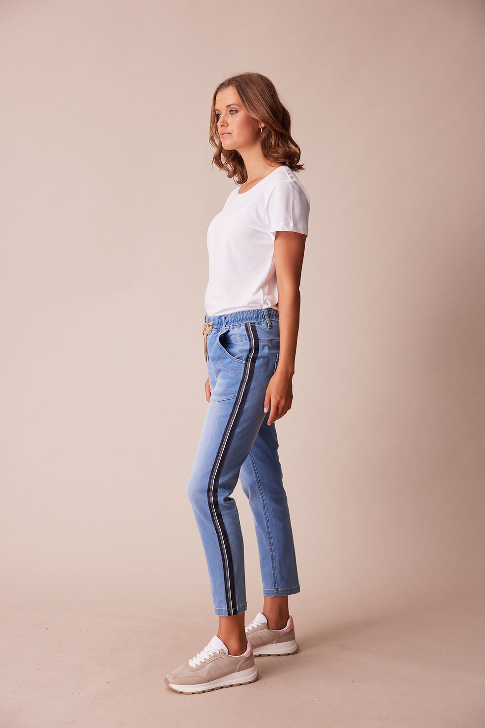 Thumbnail: Lania Boyfriend Jeans - Distressed with Tape