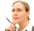 Girl thinking about company brand culture