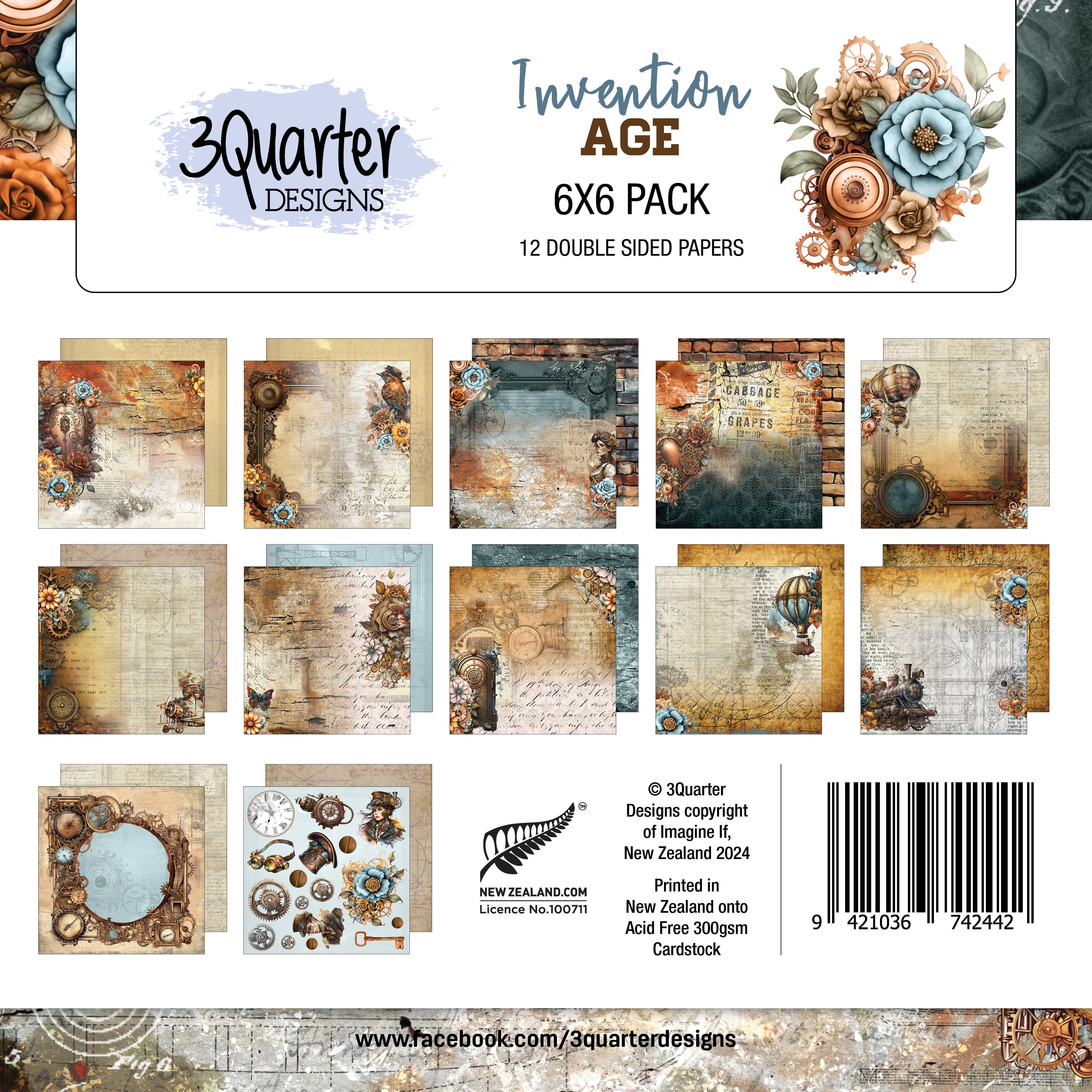 Invention Age 6x6 Collection - April 24