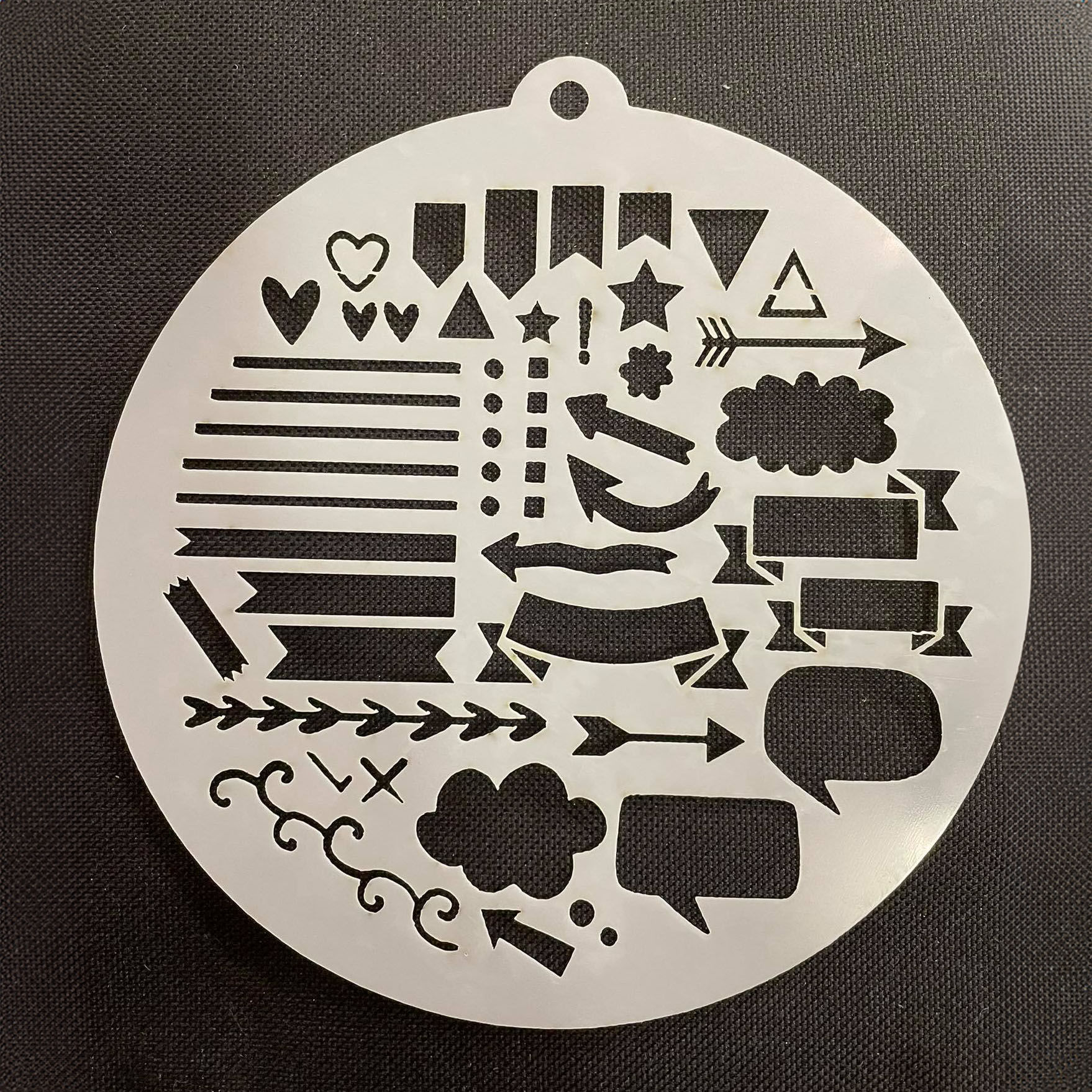 Stencil 32 - Bullet Journal