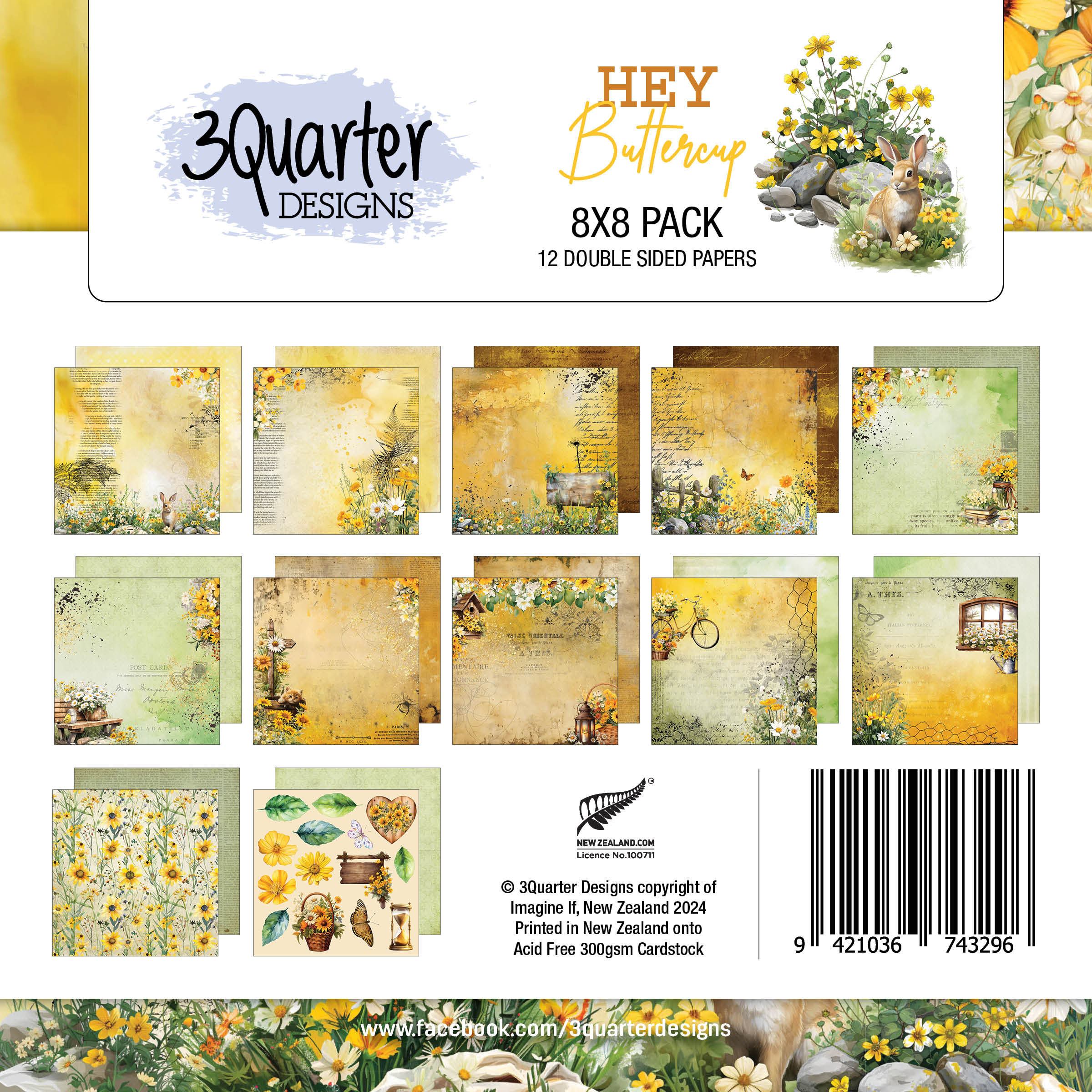 Hey Buttercup 8x8 Collection - October 24