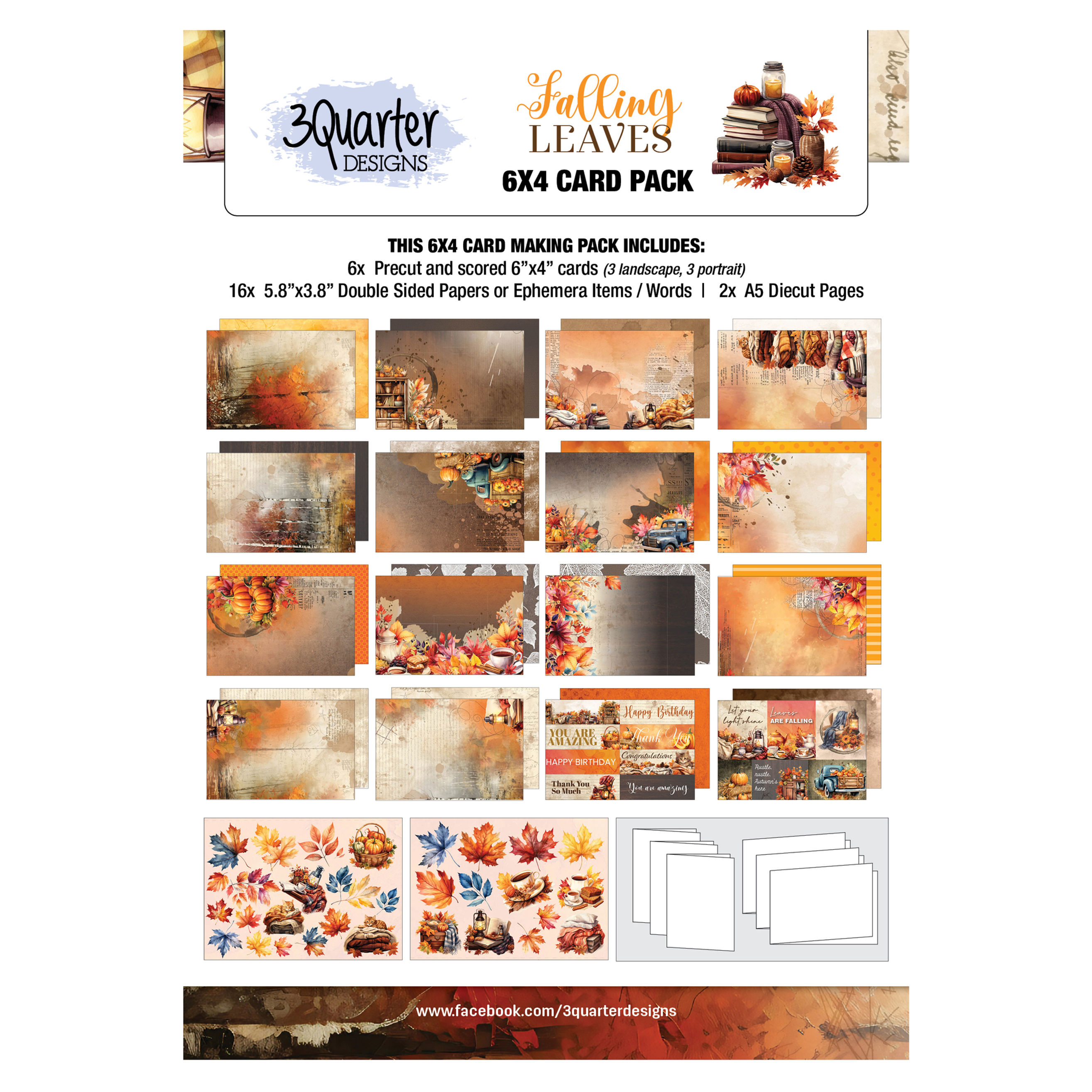 Falling Leaves 6x4 Pack - March 24