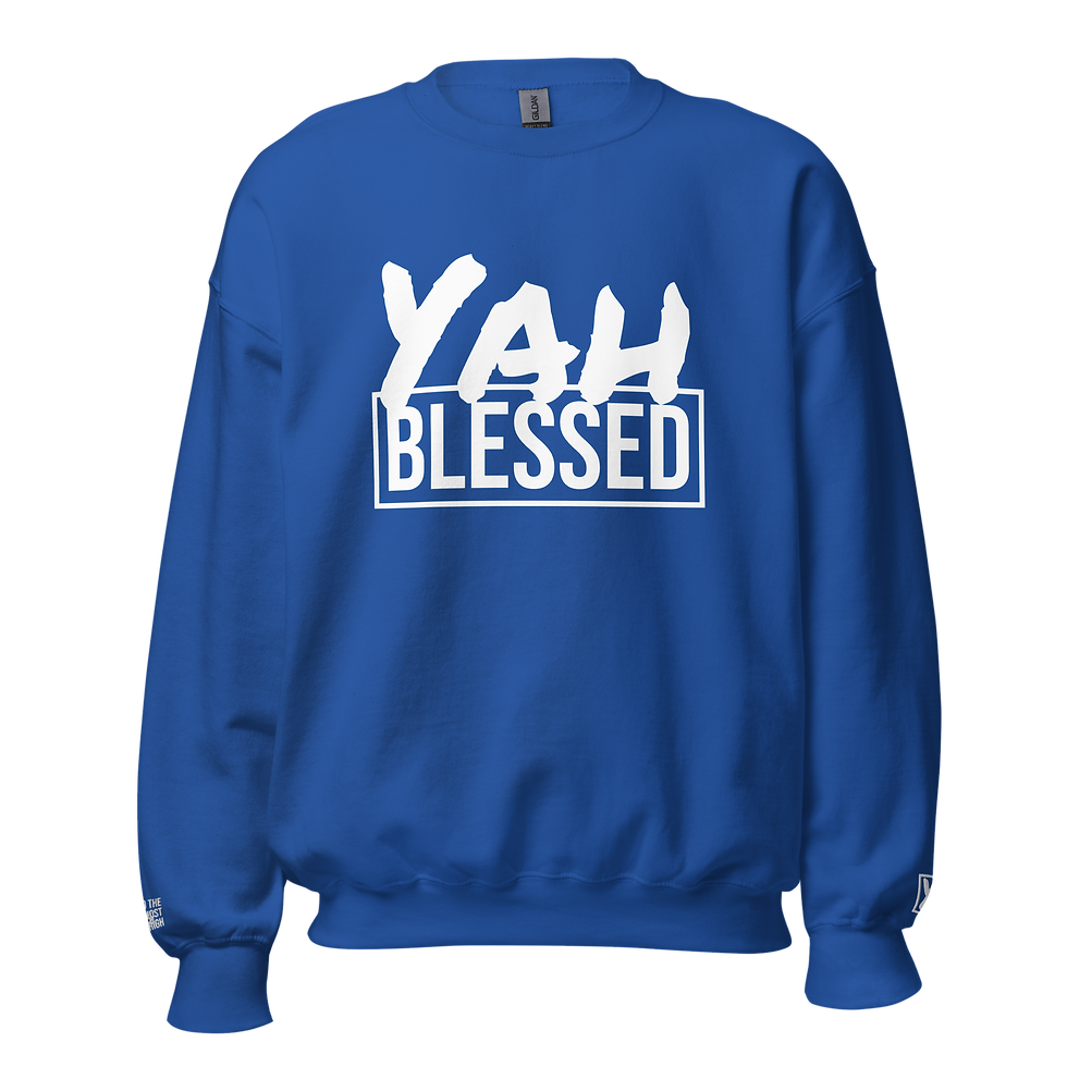 Thumbnail: YAH BLESSED Logo Unisex Sweatshirt