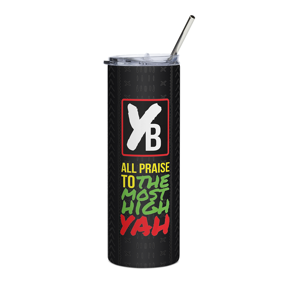 YAH BLESSED Tribal Tumbler