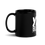 Thumbnail: YAH Blessed White on Black Glossy Mug