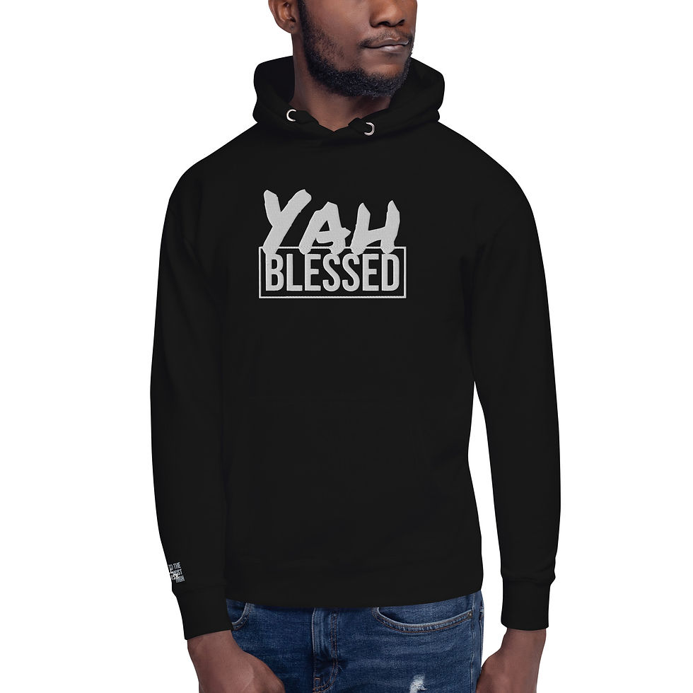 Thumbnail: YAH Blessed Embroidered Hoodie