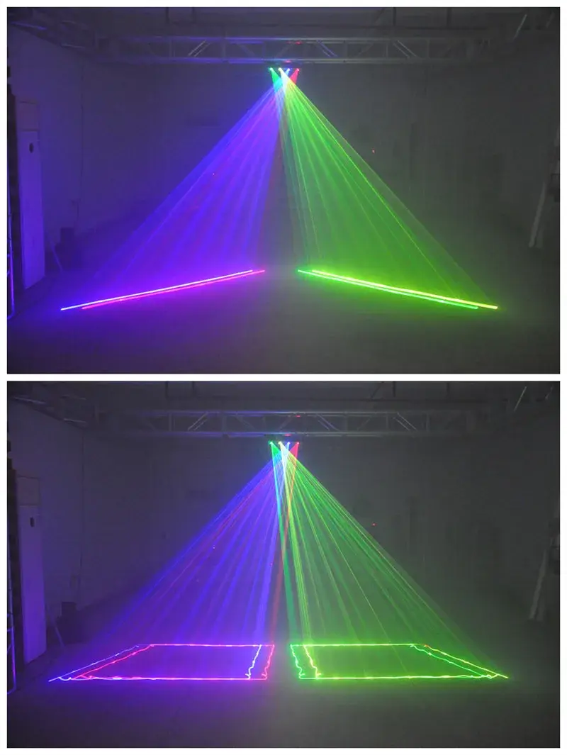 Thumbnail: 4-beam Laser DMX and Sound-controlled light