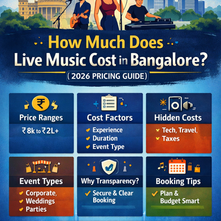 Live Music Cost in Bangalore (2026): Pricing, Hidden Costs & Booking Guide