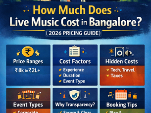 Live Music Cost in Bangalore (2026): Pricing, Hidden Costs & Booking Guide
