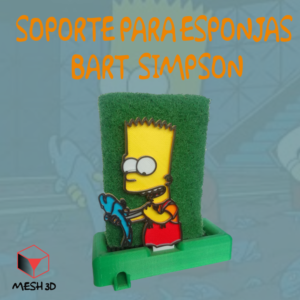 Soporte para esponjas de cocina Bart Simpson