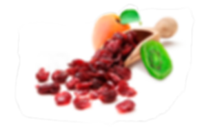 Fruta deshidratada