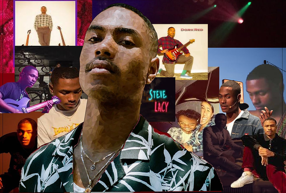 Steve Lacy Low-Poly Collage