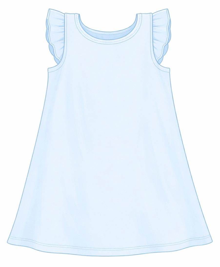 Miniaturbild: Nähset "Kleid Bella" hell-blau