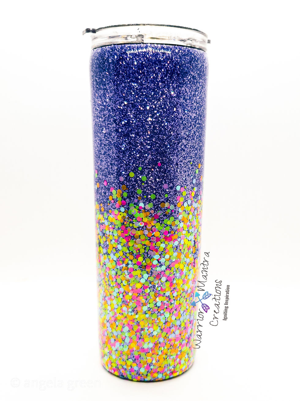 Thumbnail: Custom Glitter Solid of Ombre Tumbler